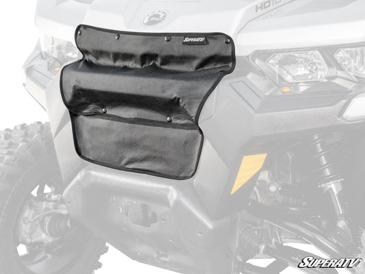 SuperATV Can‑Am Defender Grille Cover PVC‑Backed Polyester Winter Warmth