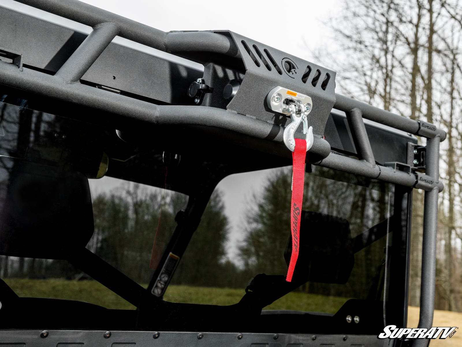 SuperATV Can-Am Defender Game Loader Rack 500lb Winch