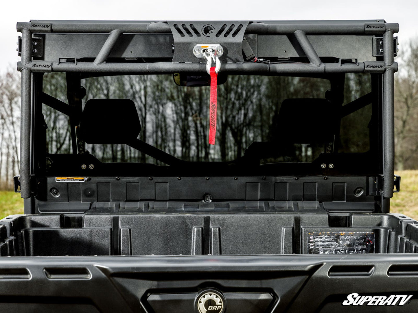SuperATV Can-Am Defender Game Loader Rack 500lb Winch