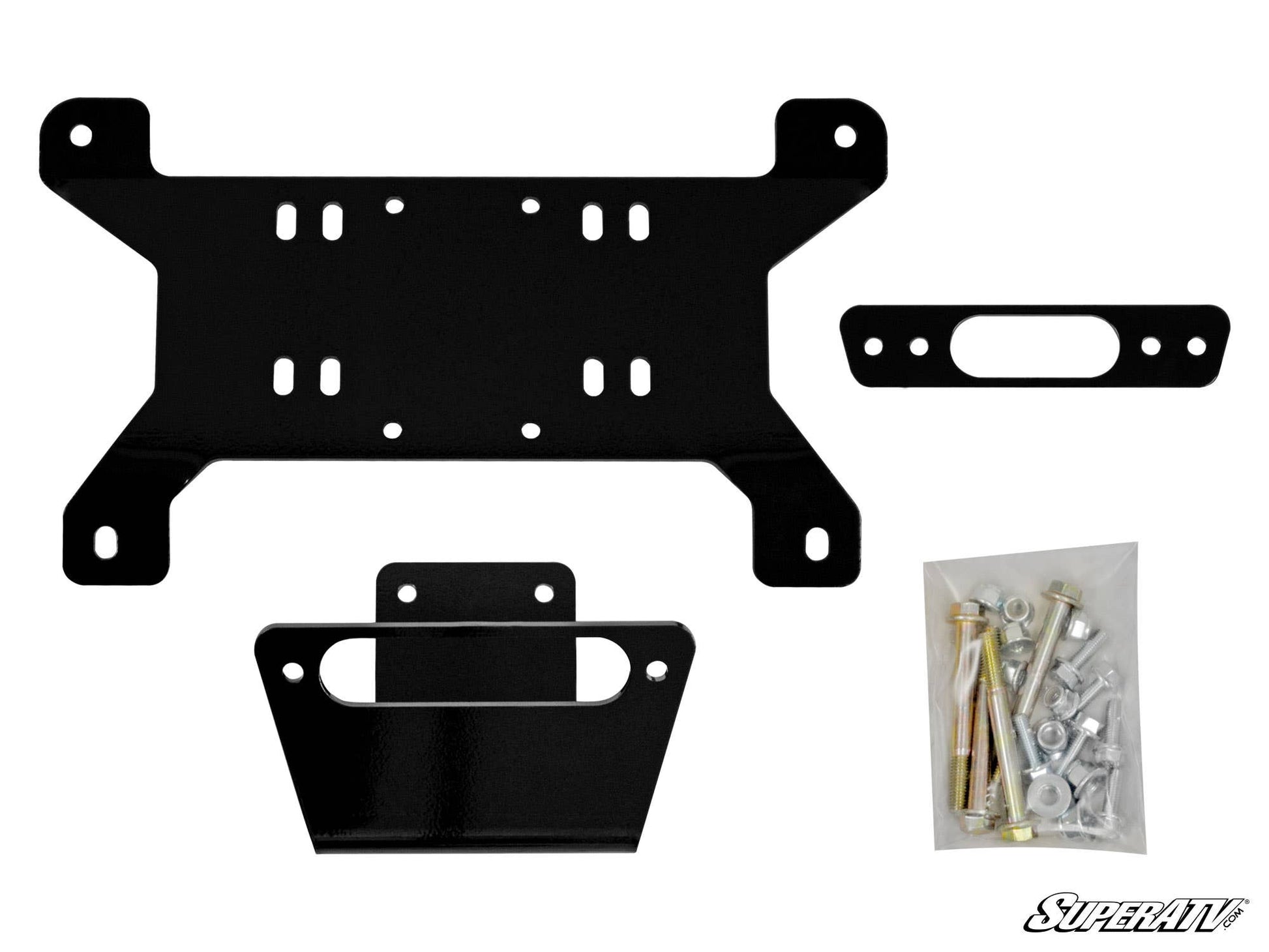 SuperATV Can‑Am Maverick Heavy‑Duty Winch Mounting Plate