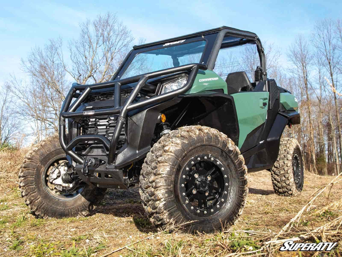 SuperATV Can‑Am Commander Front Bumper 1.75" Steel Tubing