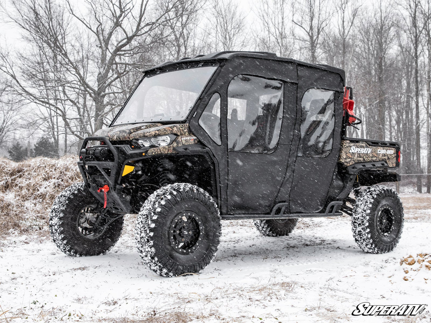 SuperATV Can‑Am Defender MAX HD8 Primal Soft Cab Enclosure Doors