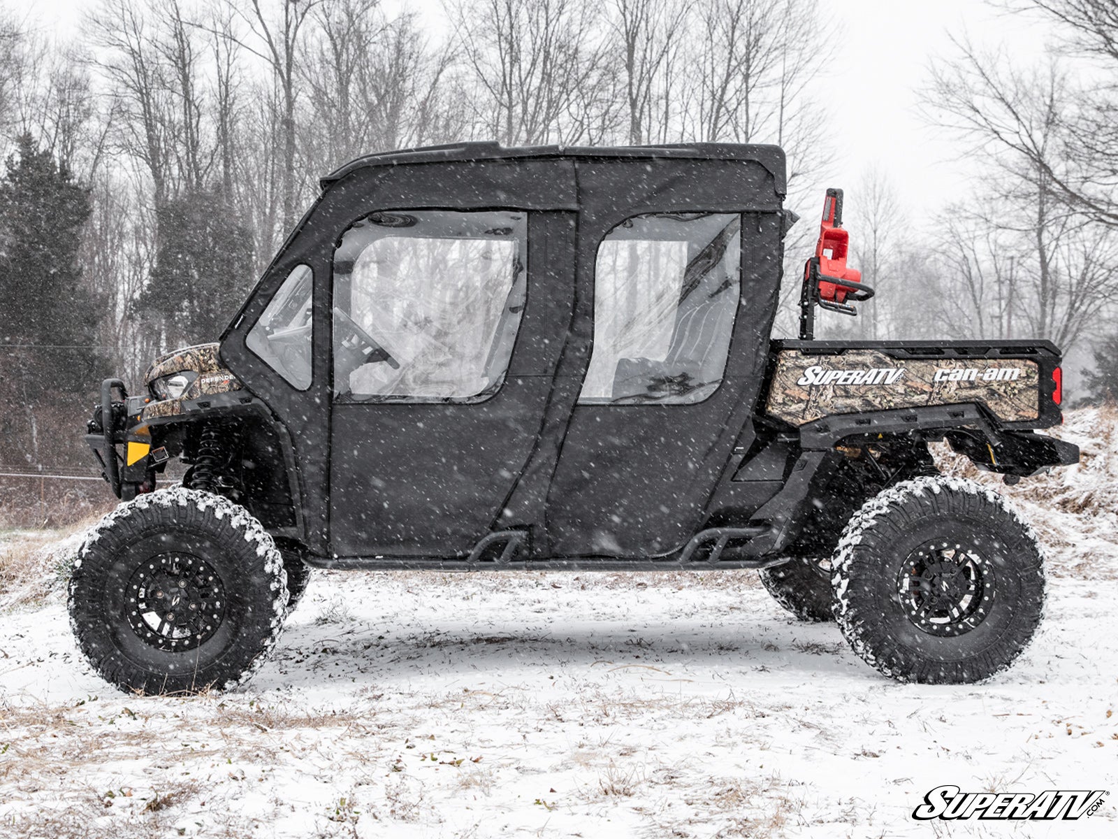 SuperATV Can‑Am Defender MAX HD8 Primal Soft Cab Enclosure Doors