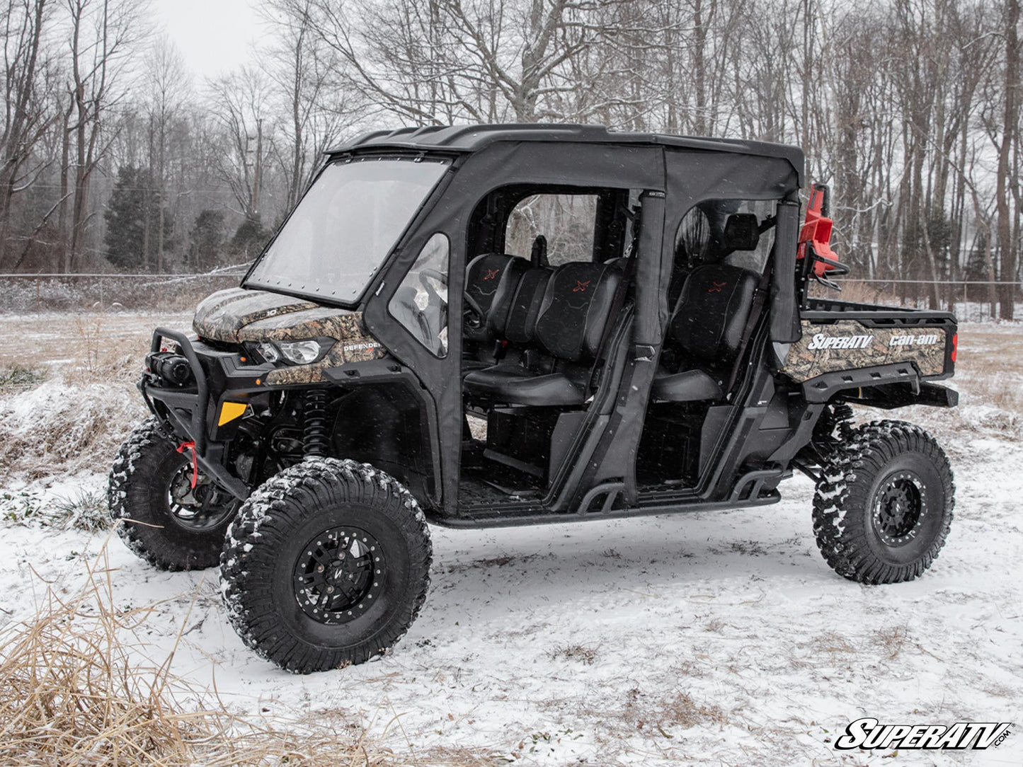 SuperATV Can‑Am Defender MAX HD8 Primal Soft Cab Enclosure Doors