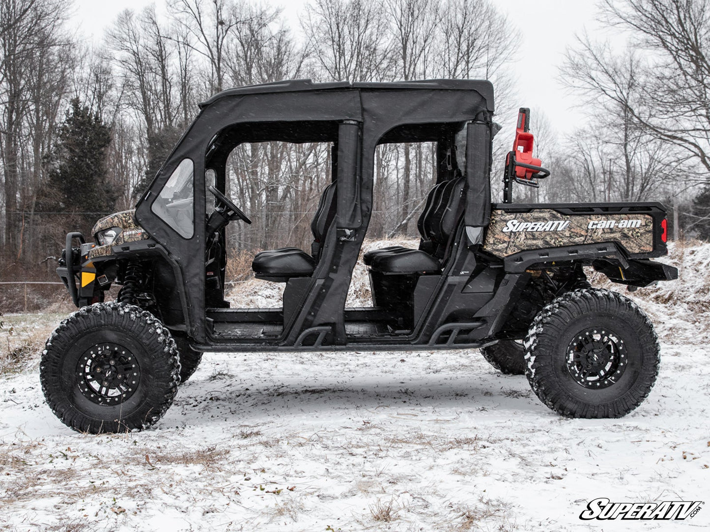 SuperATV Can‑Am Defender MAX HD8 Primal Soft Cab Enclosure Doors