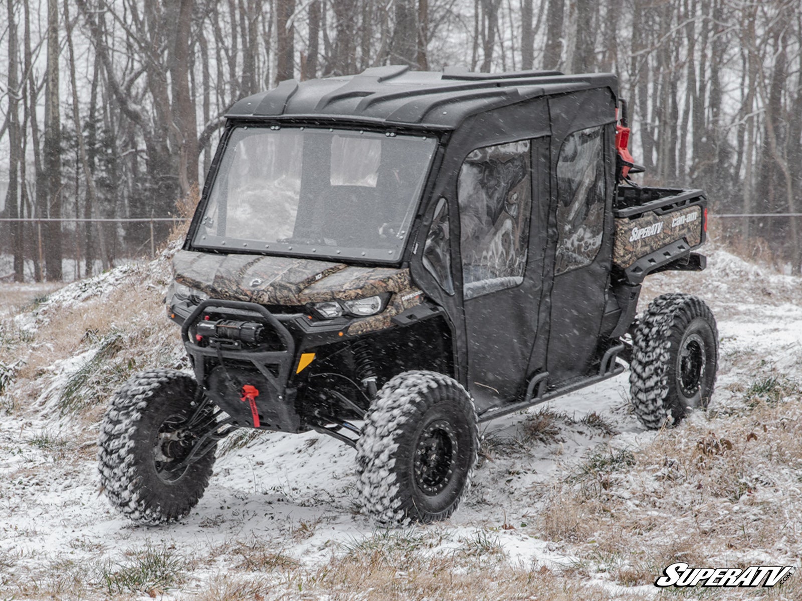 SuperATV Can‑Am Defender MAX HD8 Primal Soft Cab Enclosure Doors
