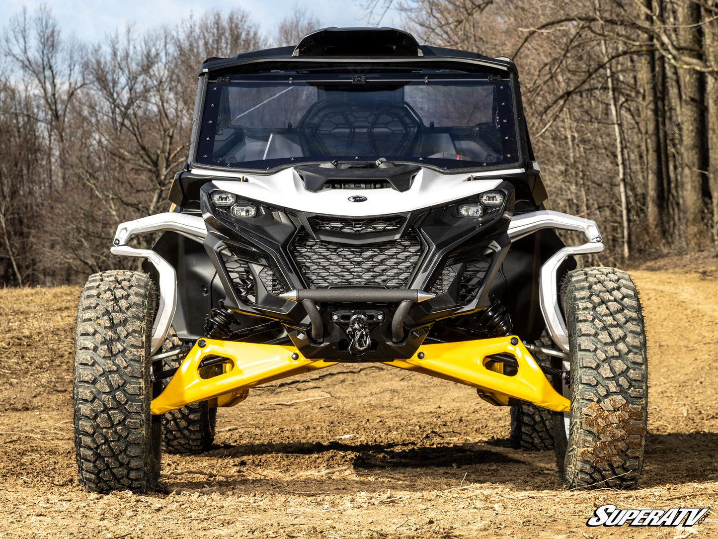 SuperATV Can‑Am Maverick R Winch Mounting Plate