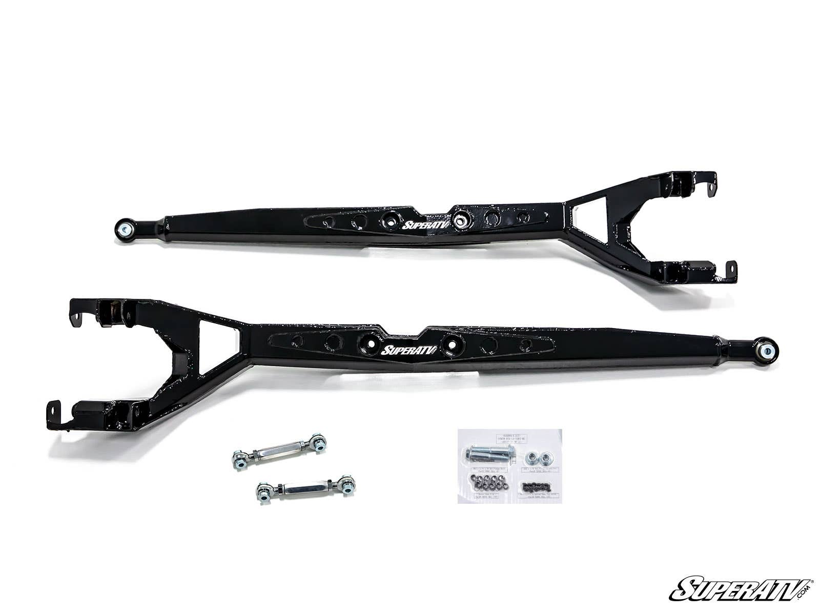 SuperATV Can‑Am Maverick X3 Long Travel Kit A‑Arms 4‑Inch Smart‑Lok