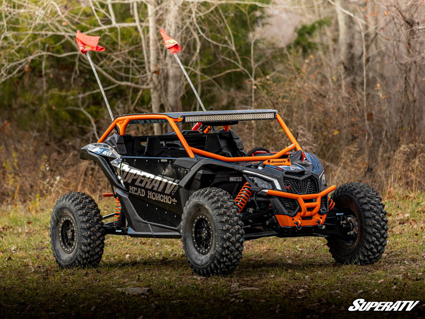 SuperATV Can‑Am Maverick X3 Long Travel Kit A‑Arms 4‑Inch Smart‑Lok