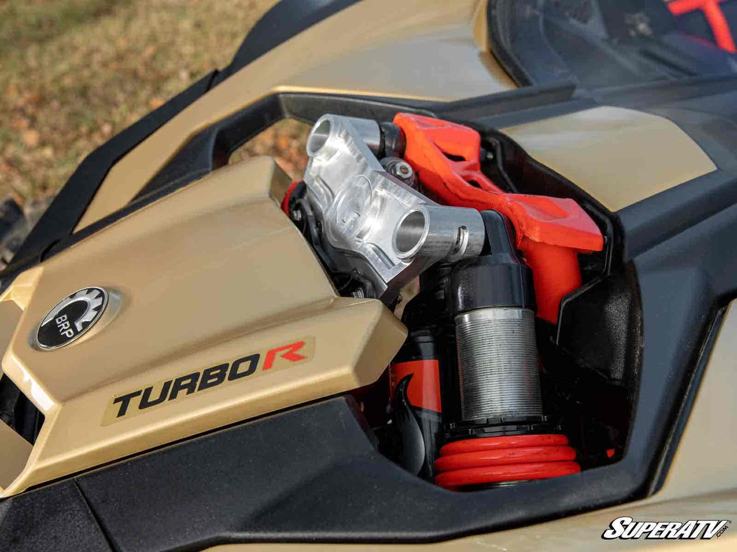 SuperATV Can‑Am Maverick X3 Billet Shock Tower Brace