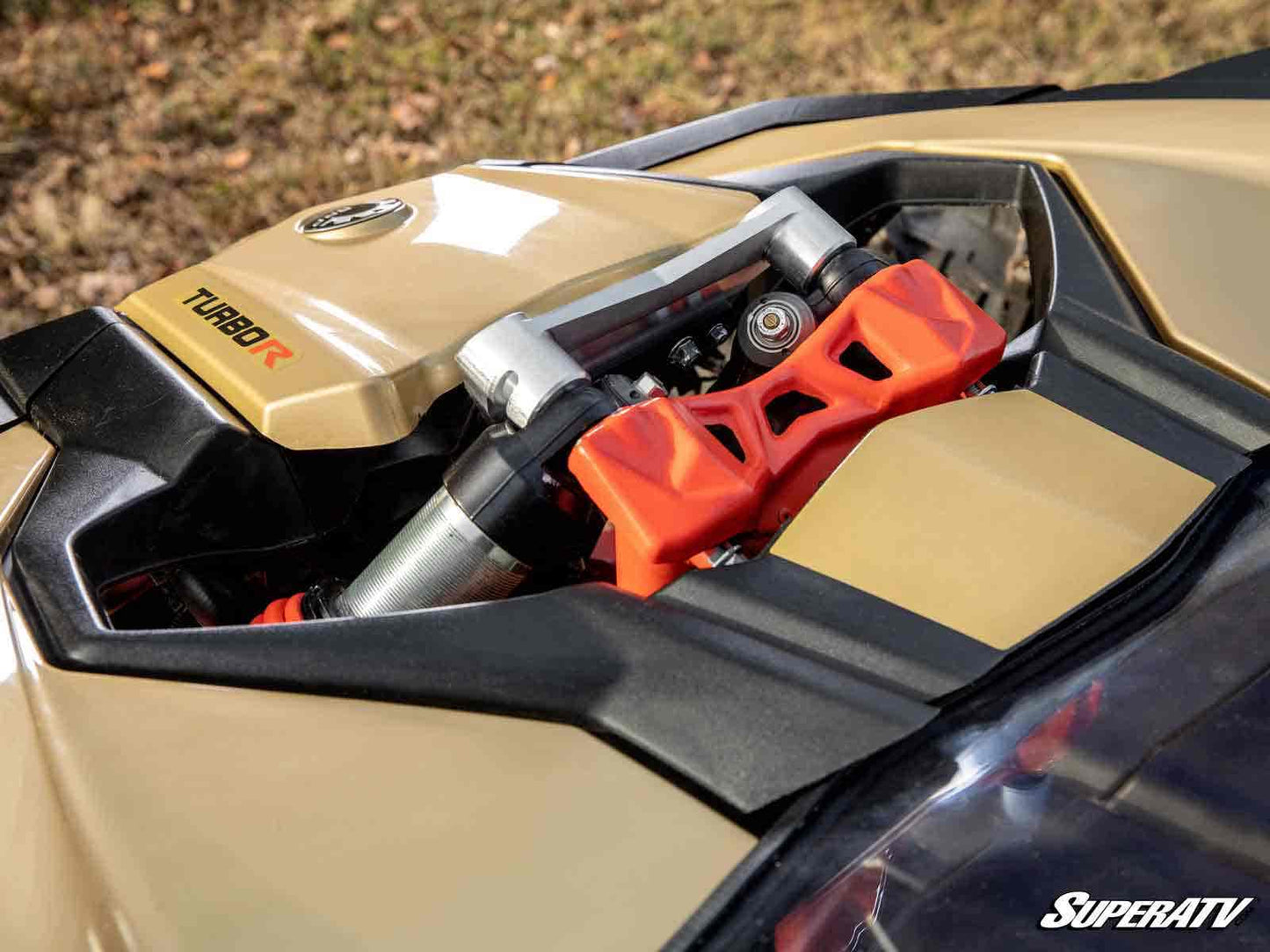 SuperATV Can‑Am Maverick X3 Billet Shock Tower Brace