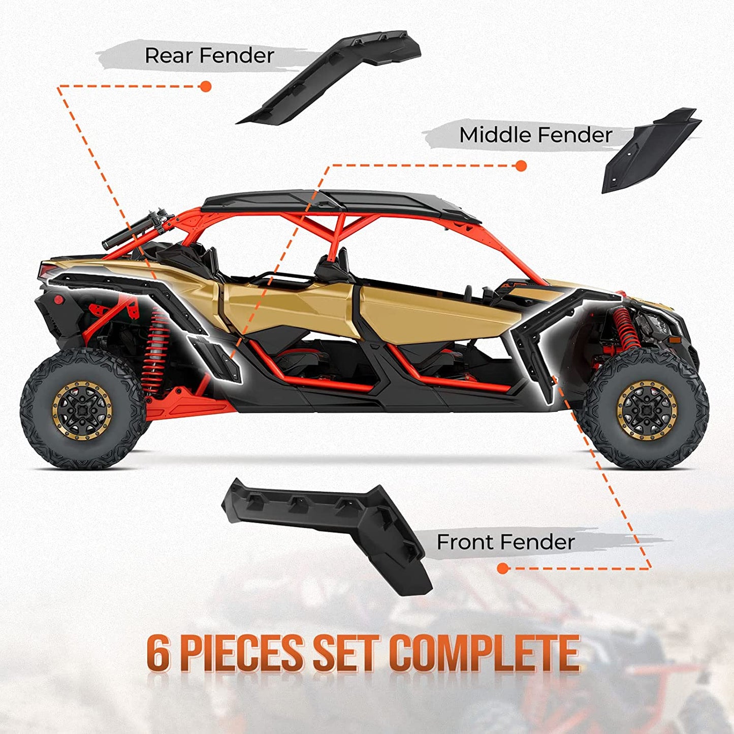 Front Bumpers & Mud Fender Flares for Can-Am Maverick X3