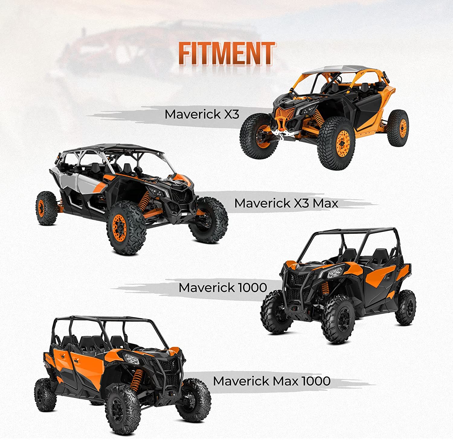 Front Bumpers & Mud Fender Flares for Can-Am Maverick X3
