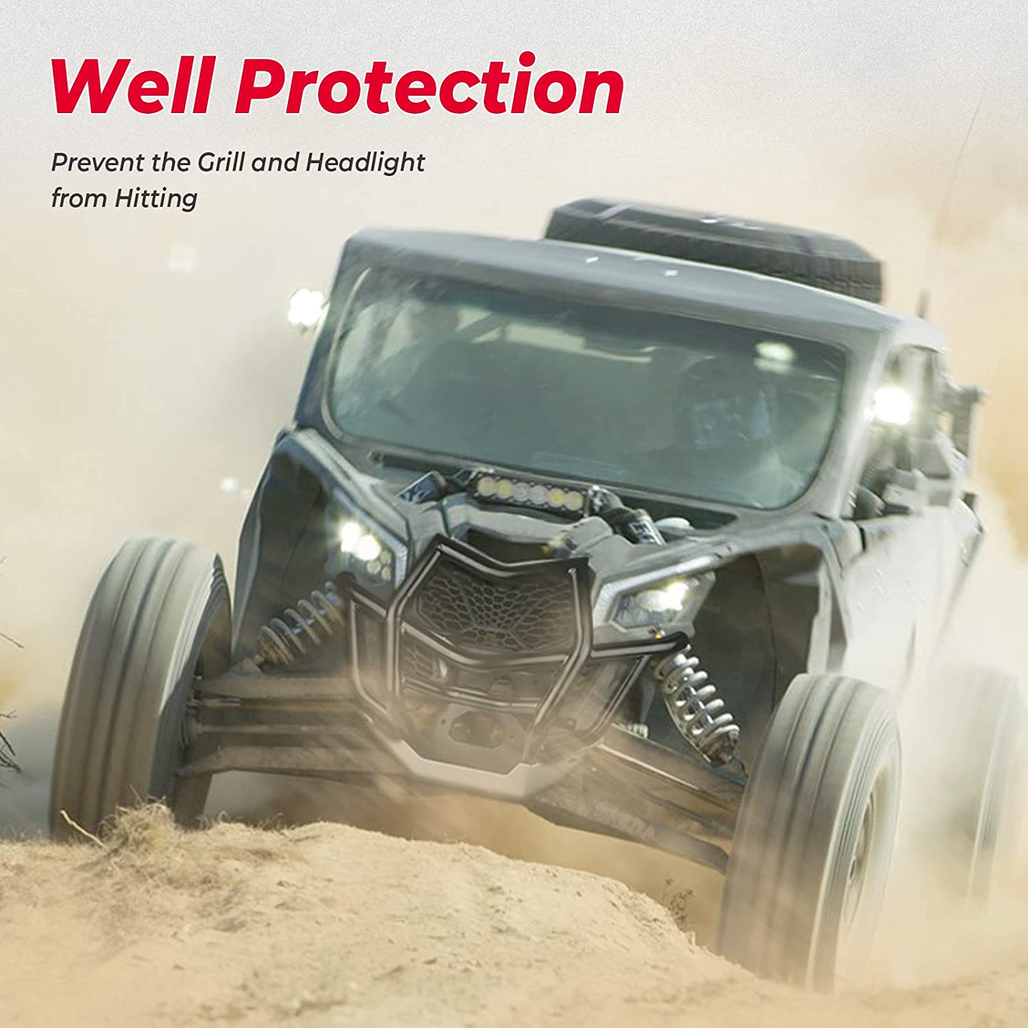 Kemimoto Front Bumper & Hard Roof for Can‑Am Maverick X3 MAX