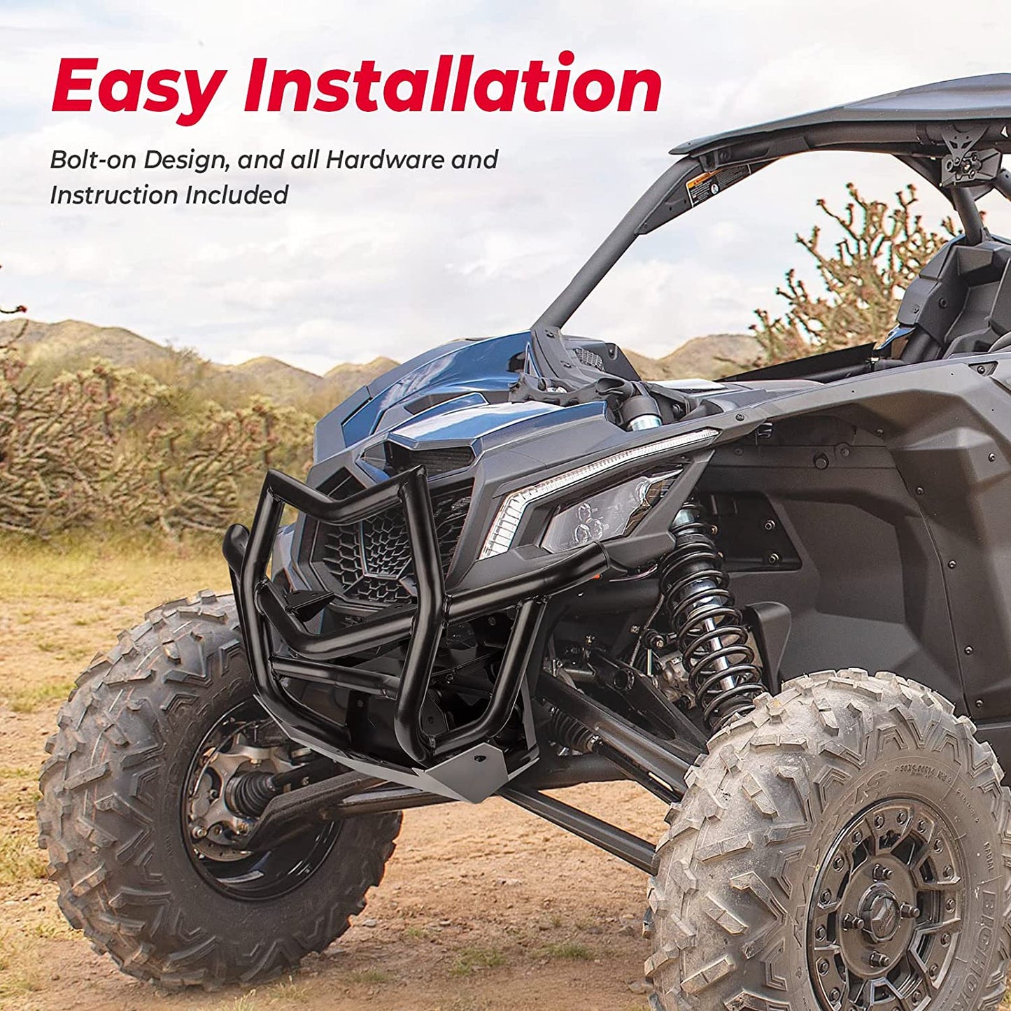 Kemimoto Front Bumper & Hard Roof for Can‑Am Maverick X3 MAX