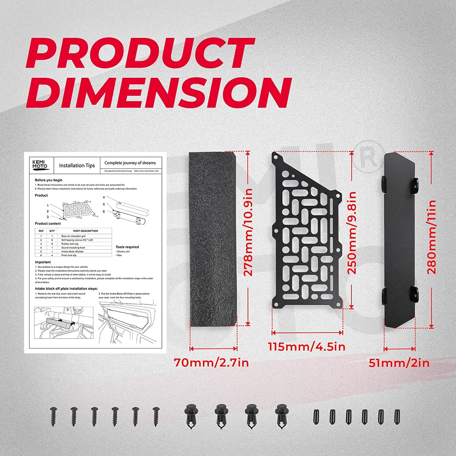 Noise Reduction Kit for Can‑Am Maverick X3