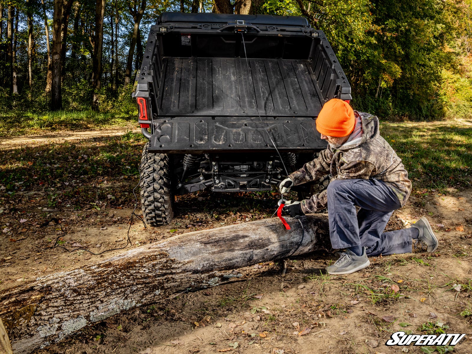 SuperATV CFMOTO UForce U10 Pro Bed Winch 500lb