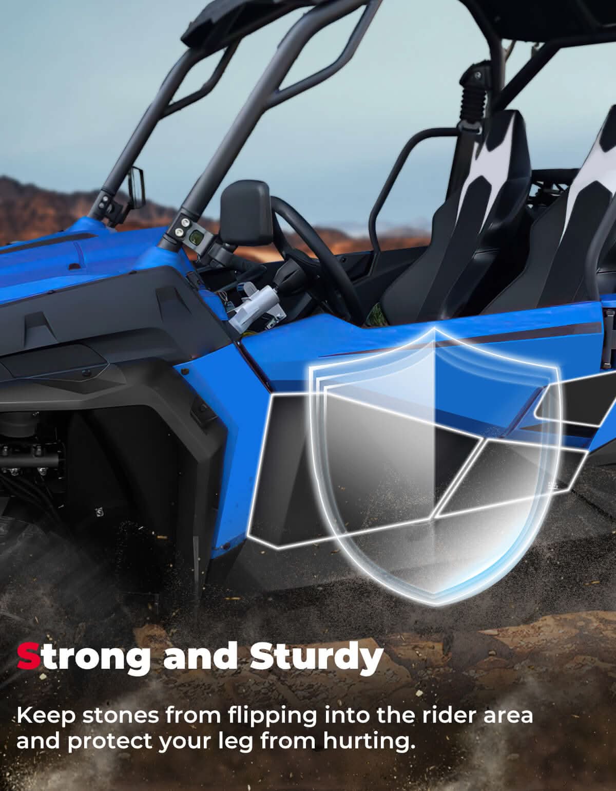 Kemimoto Lower Door Inserts for CFMOTO ZForce 500/800/1000