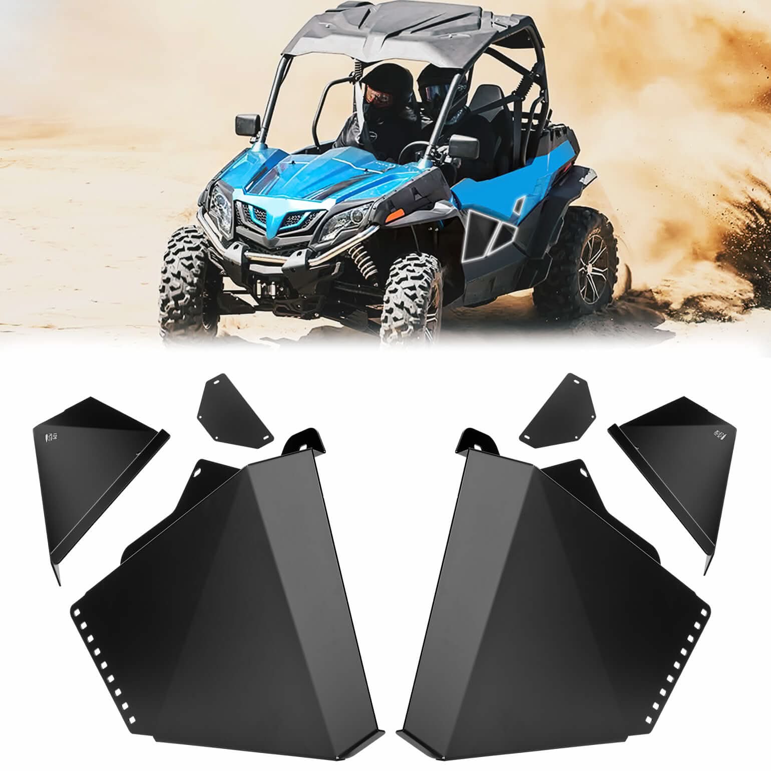Kemimoto Lower Door Inserts for CFMOTO ZForce 500/800/1000