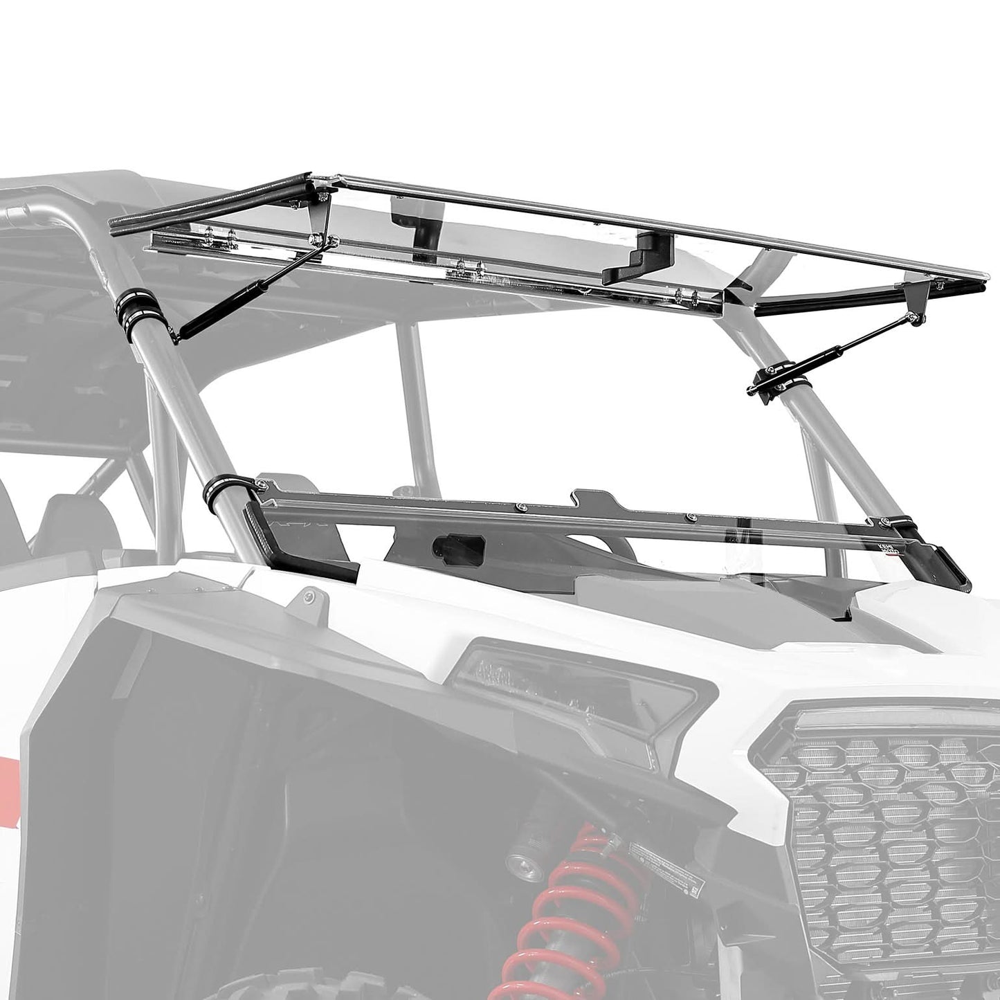 Kemimoto Full Split Windshield, All-Weather Adaptable, Polaris XP 1000/4 1000