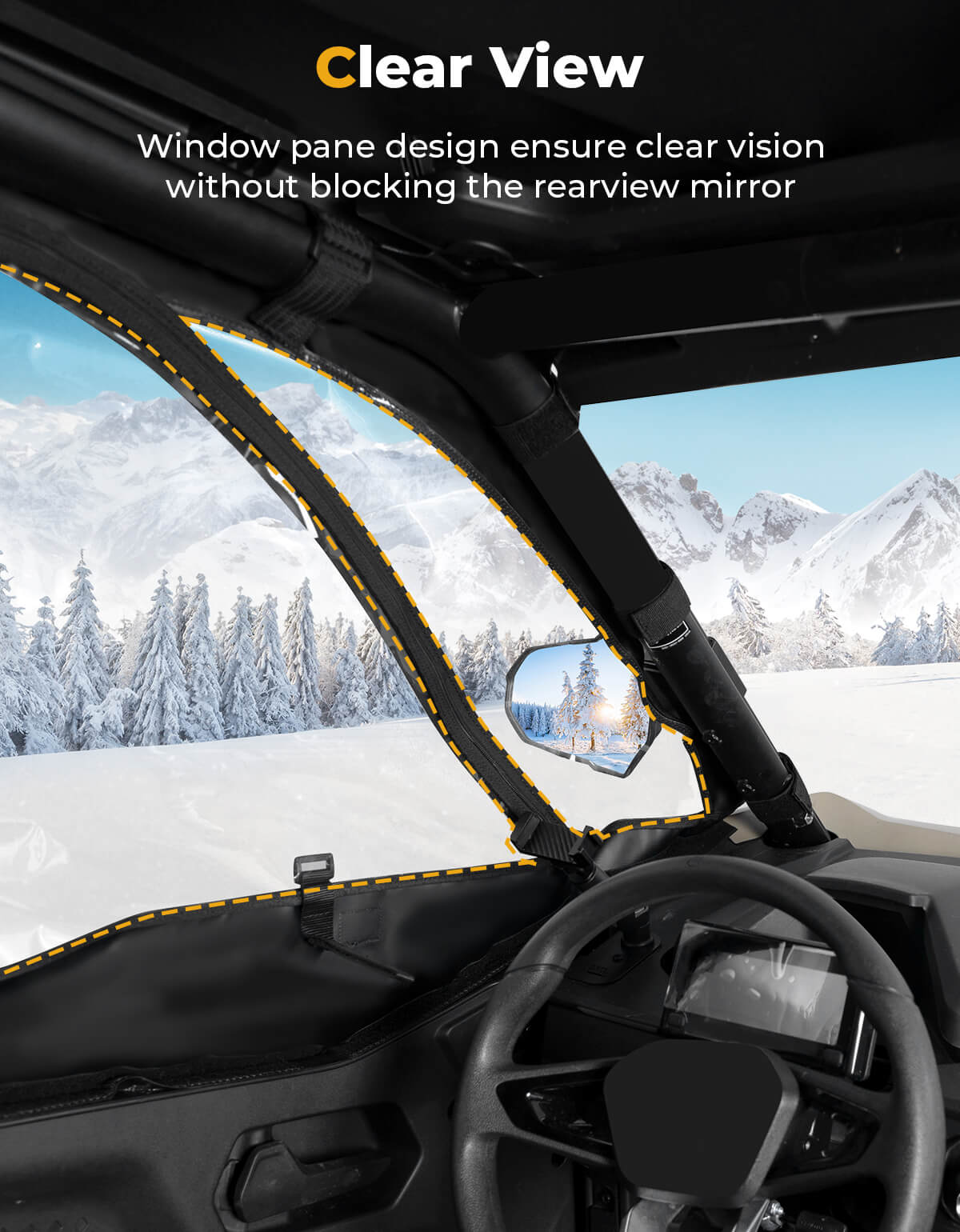 Kemimoto Soft Cab Enclosure for CFMOTO ZForce 950 2024+