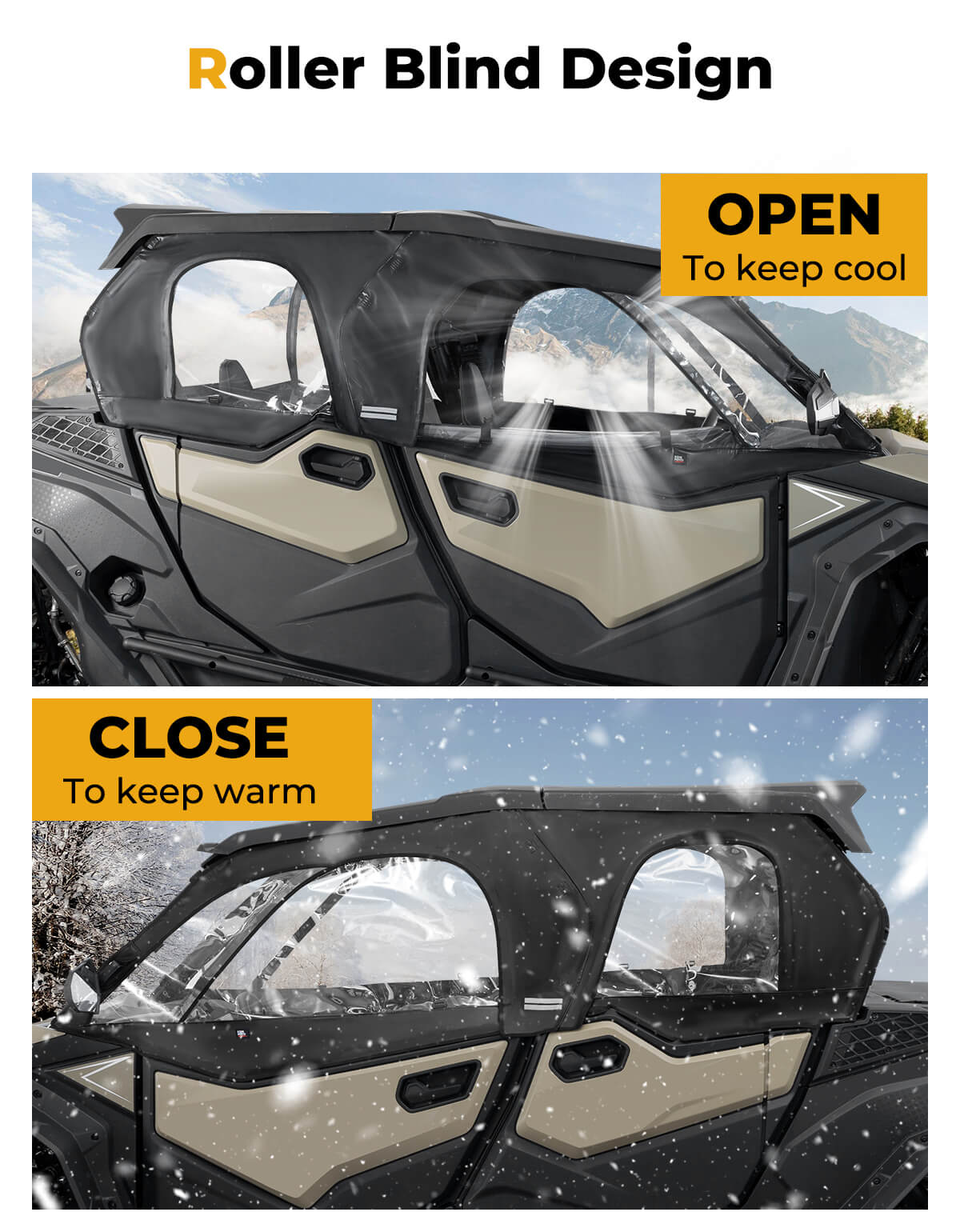 Kemimoto Soft Cab Enclosure for CFMOTO ZForce 950 2024+