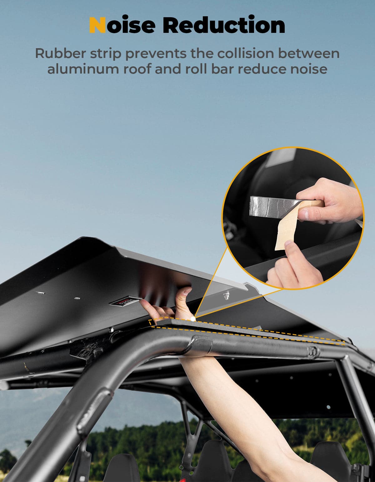 Kemimoto Aluminum Roof for Polaris RZR XP 4 1000 2024-2025