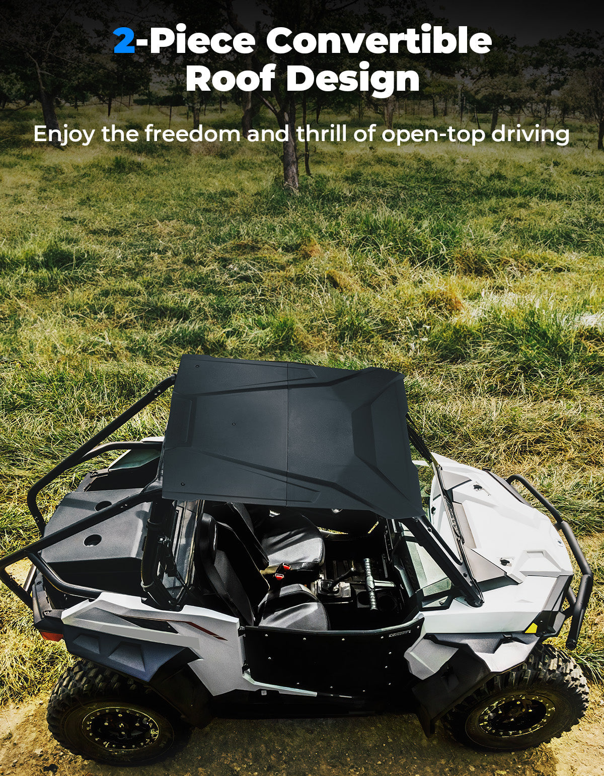 Combination Roof Top for Polaris RZR Trail S 900/1000
