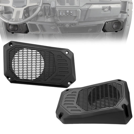 Kemimoto Under-Dash Speaker Pods for Polaris Ranger XP 1000 2018-2025