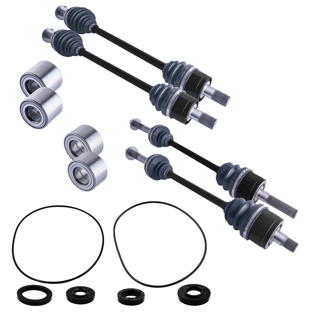4XPRO Kawasaki Teryx 750 CV Axles and Wheel Bearings Bundle