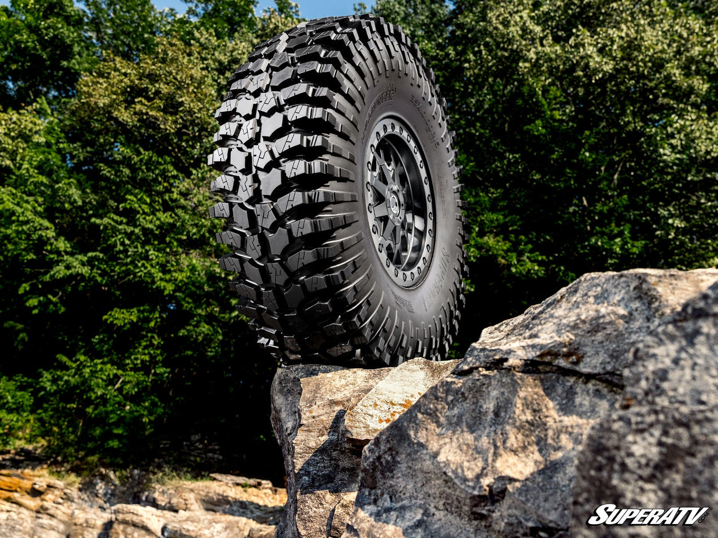 SuperATV Cliffhanger 35x10-15 UTV/ATV Durable Directional Rock Tires