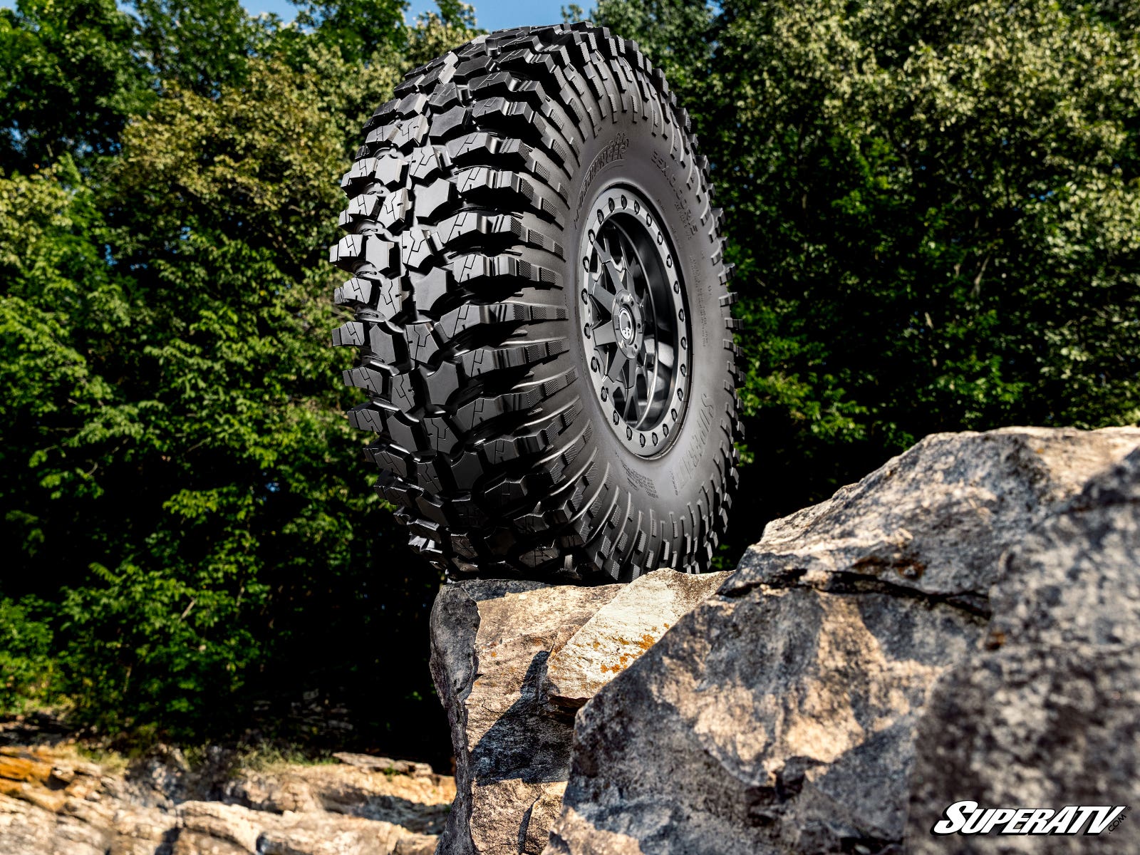 SuperATV Cliffhanger 35x10-15 UTV/ATV Durable Directional Rock Tires
