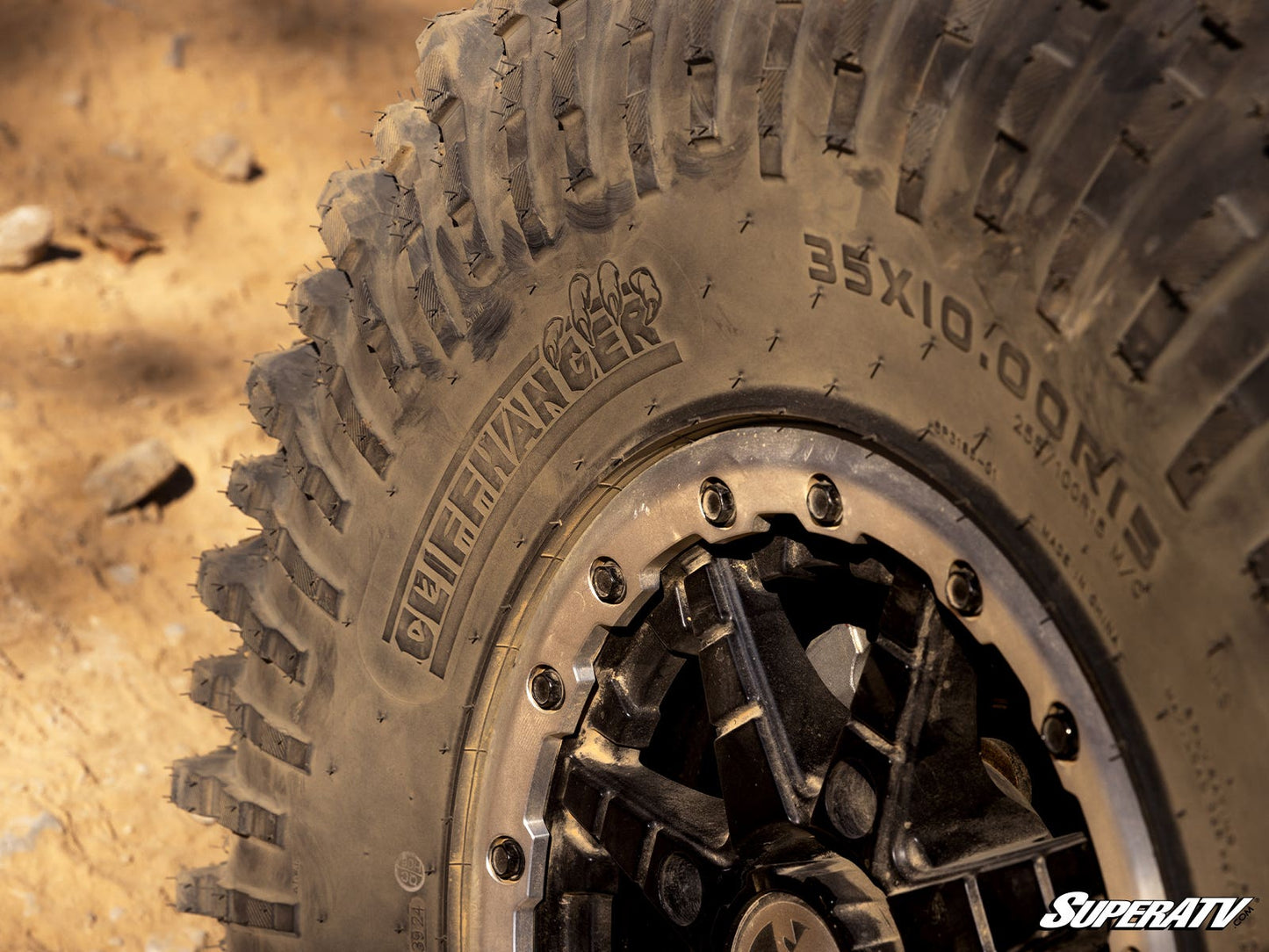 SuperATV Cliffhanger 35x10-15 UTV/ATV Durable Directional Rock Tires
