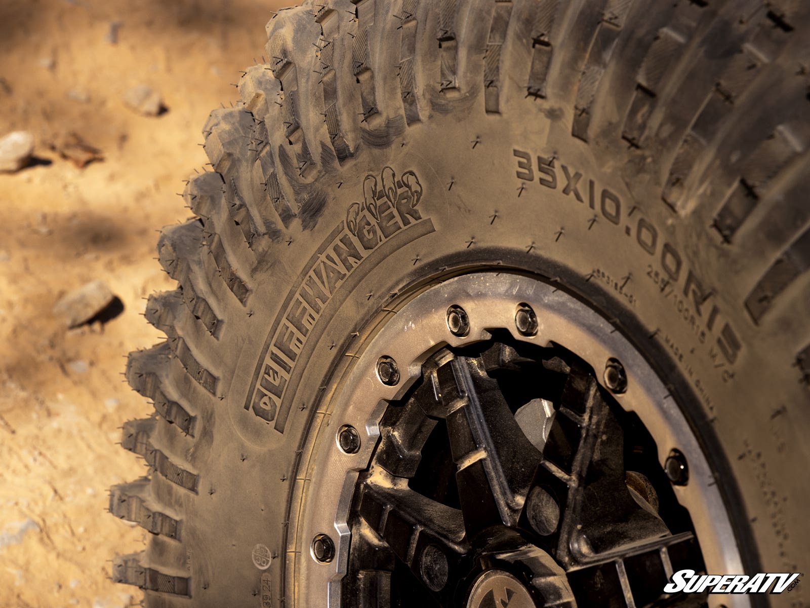 SuperATV Cliffhanger 35x10-15 UTV/ATV Durable Directional Rock Tires