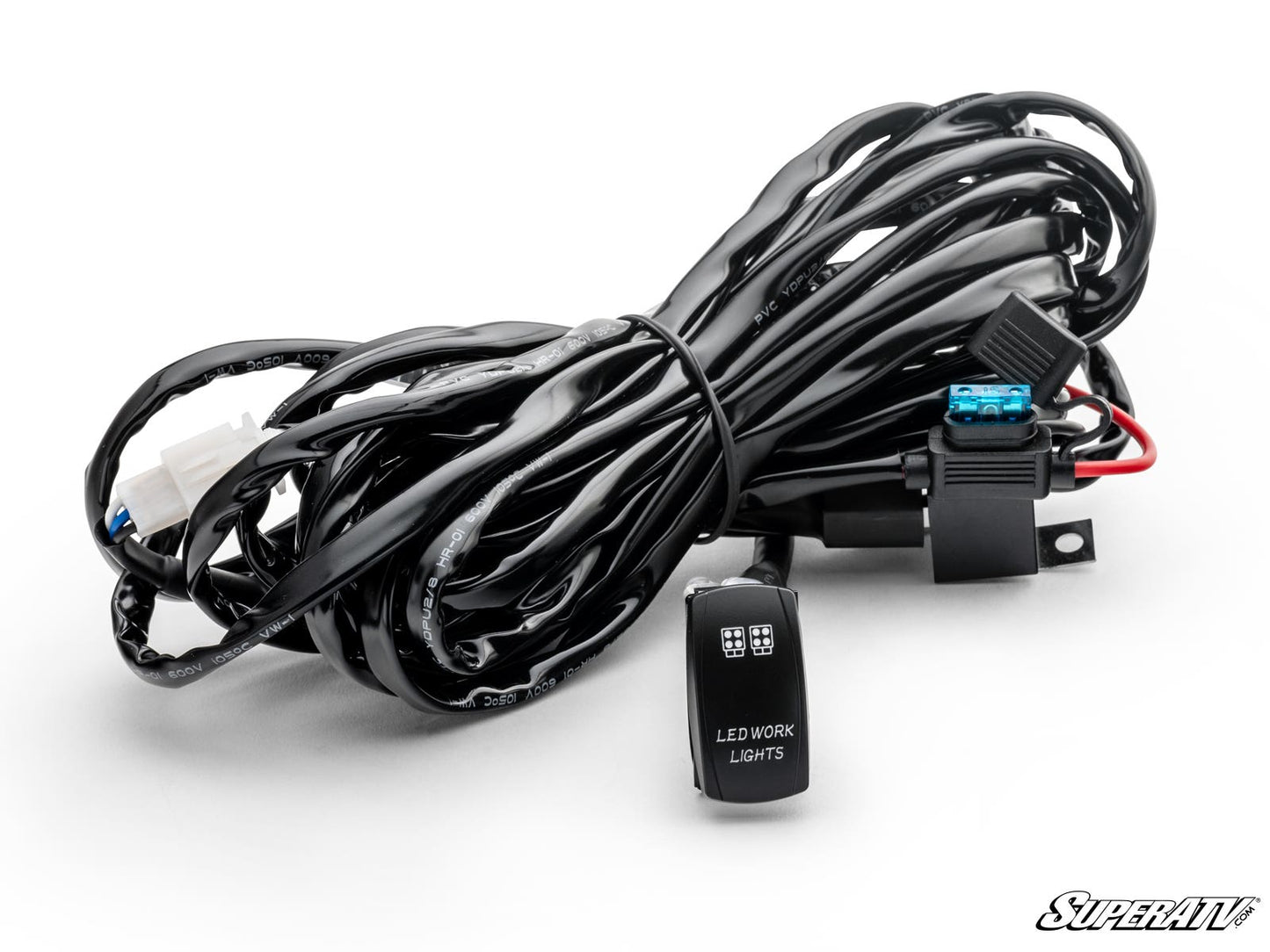 SuperATV LED Wiring Harness With Backlit Rocker Switch