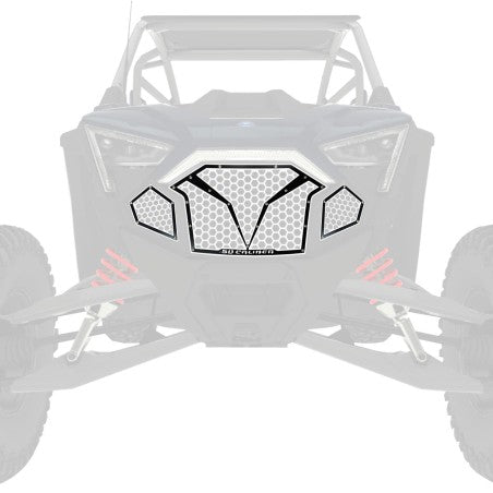 3 Piece Laser Cut Steel Grille RZR PRO R & Turbo R
