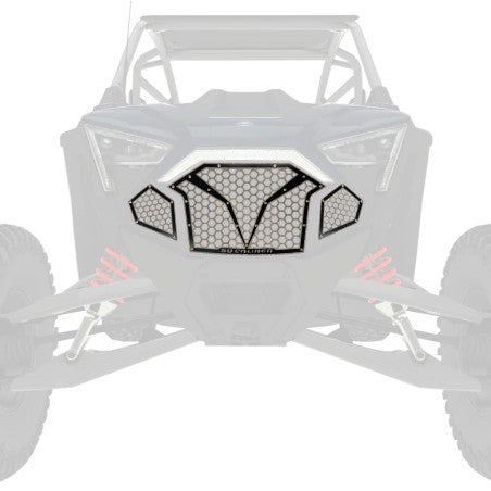 3 Piece Laser Cut Steel Grille RZR PRO R & Turbo R