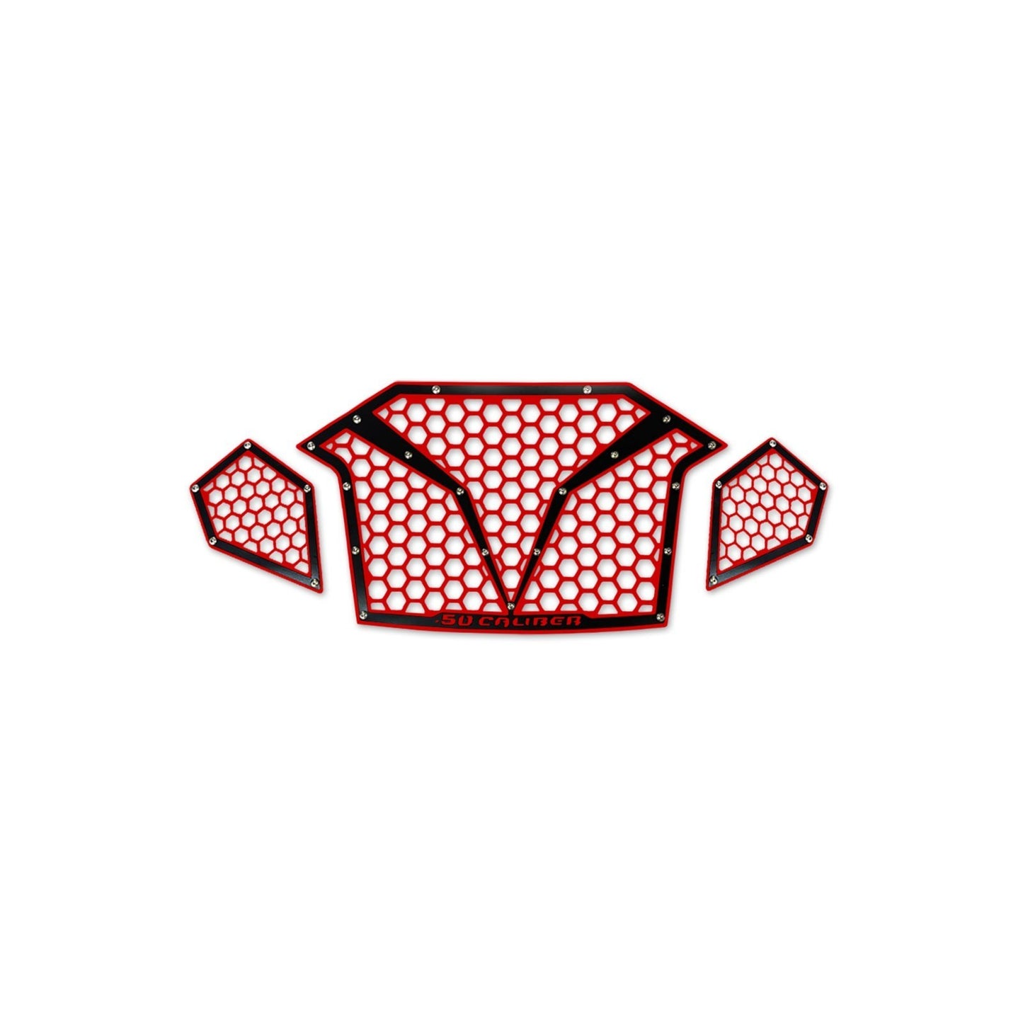 3 Piece Laser Cut Steel Grille RZR PRO R & Turbo R