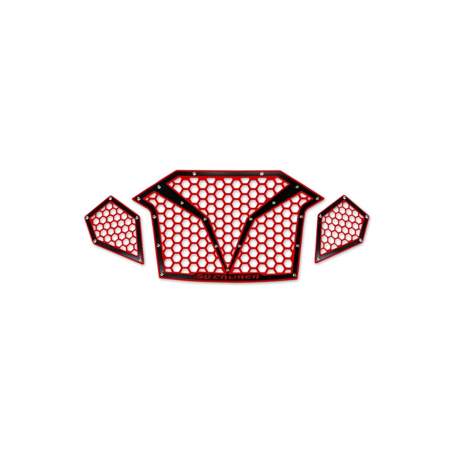 3 Piece Laser Cut Steel Grille RZR PRO R & Turbo R