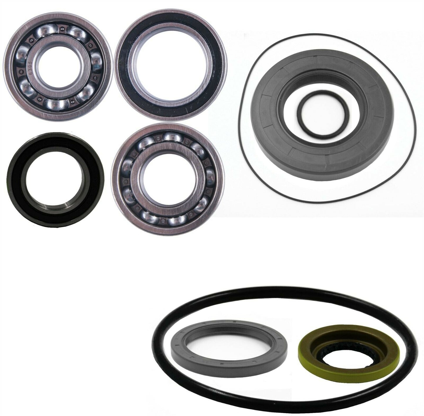 4XPRO Front Differential Bearing & Seal Kit Upgraded Pinion 2004-2026