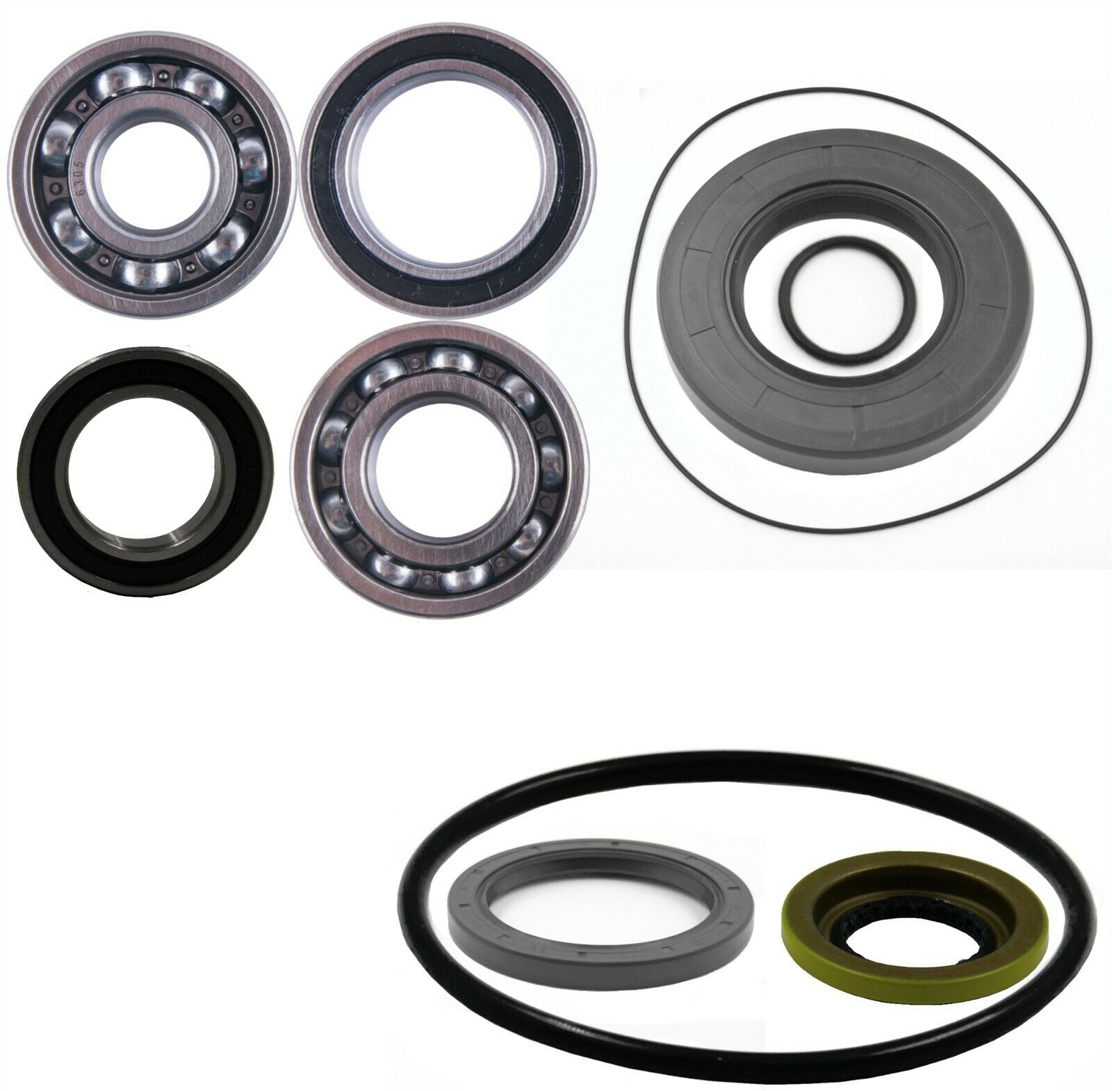 4XPRO Front Differential Bearing & Seal Kit Upgraded Pinion 2004-2026