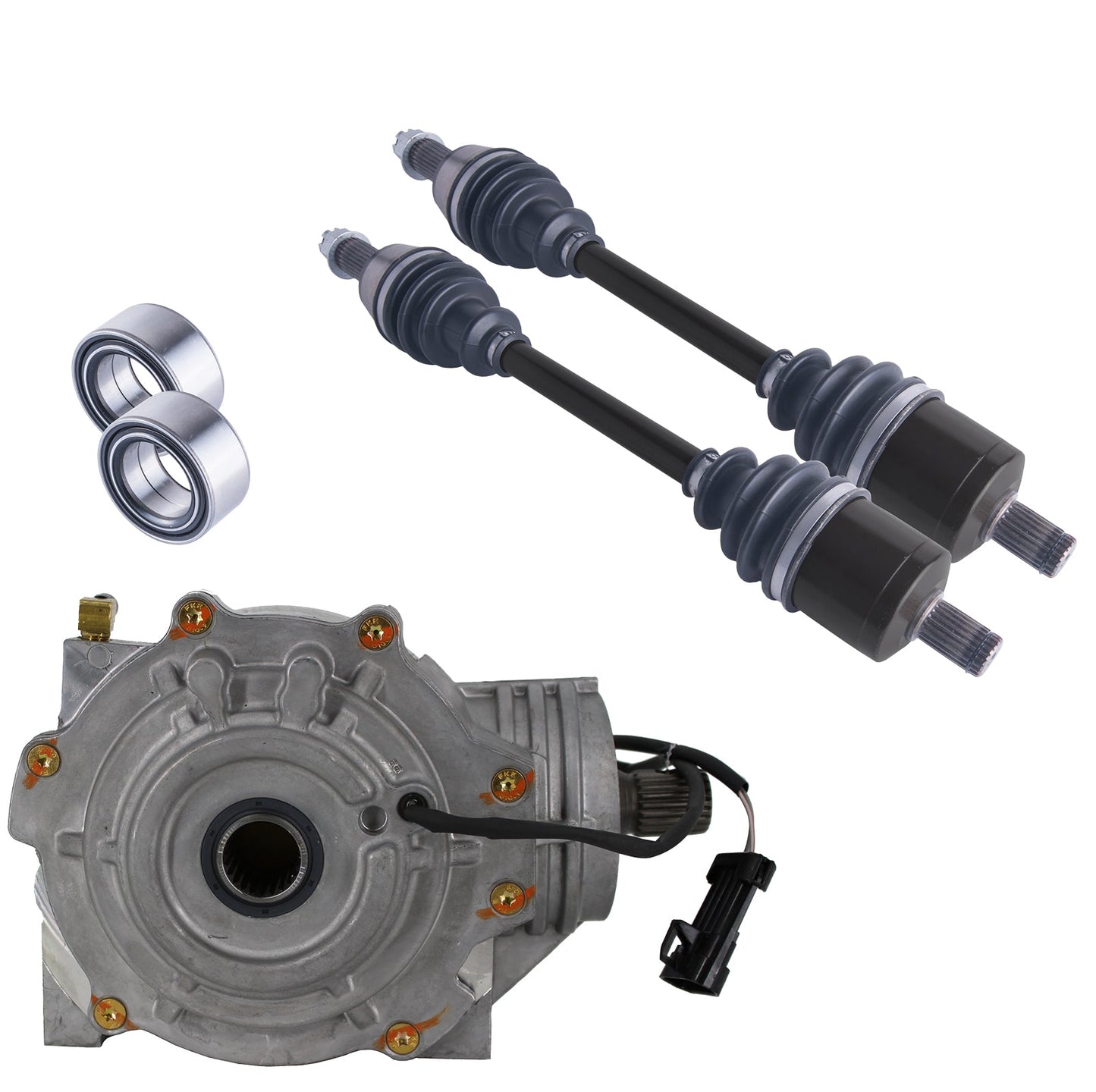 4XPRO Polaris RZR Front Differential Axles & Wheel Bearing Bundle