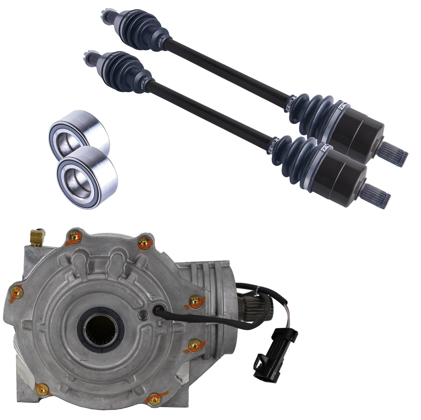4XPRO Polaris Ranger Front Differential Axles Wheel Bearing Bundle