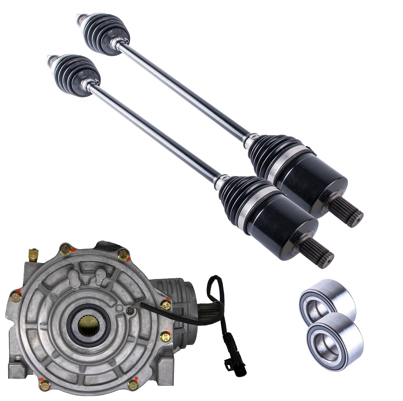 4XPRO Polaris RZR 1000 XP Front Differential Axles Bundle