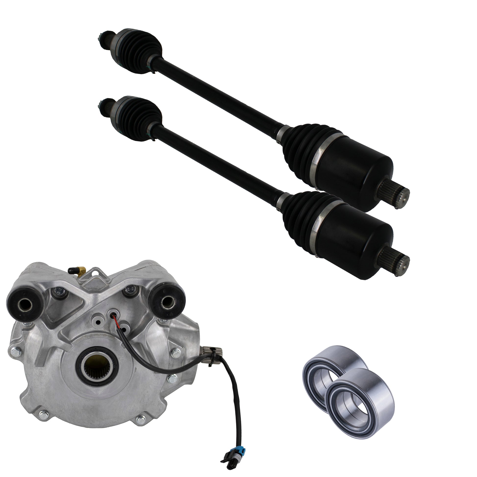 4XPRO Polaris RZR Front Differential Axles and Wheel Bearings Bundle