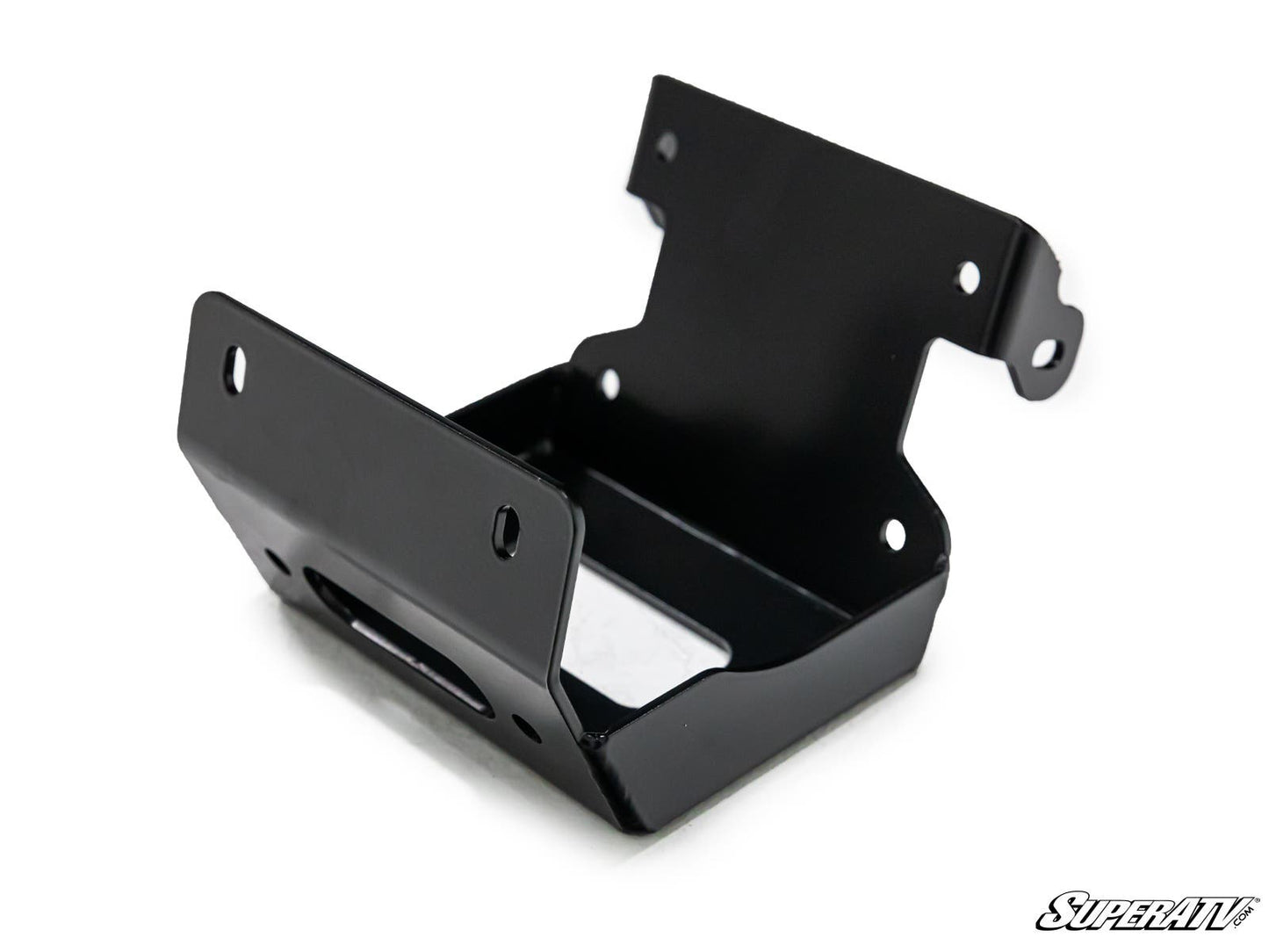 SuperATV Honda Rubicon Winch Mounting Plate Heavy-Duty Steel