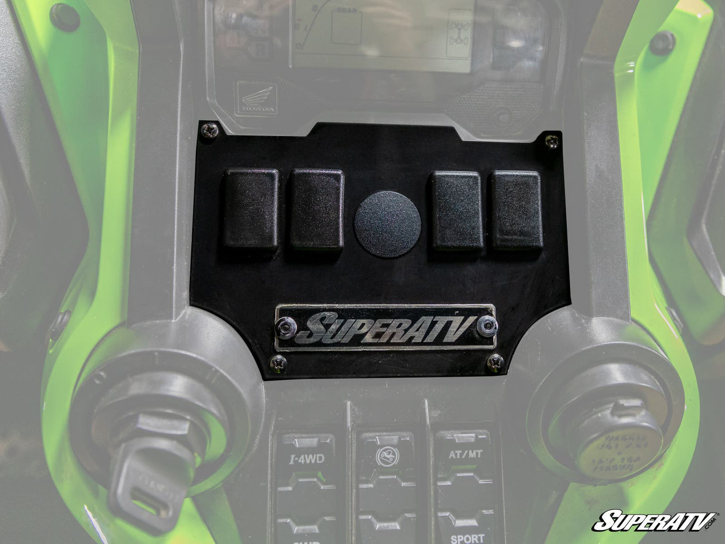 SuperATV Switch Plate Carbon Steel for Honda Talon 1000