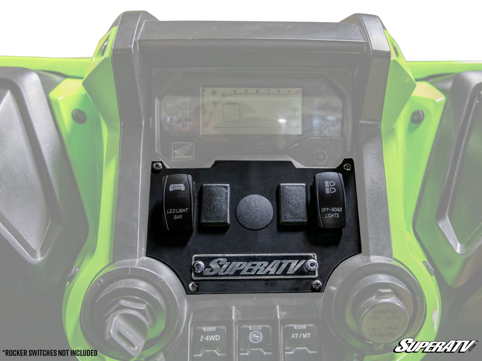 SuperATV Switch Plate Carbon Steel for Honda Talon 1000
