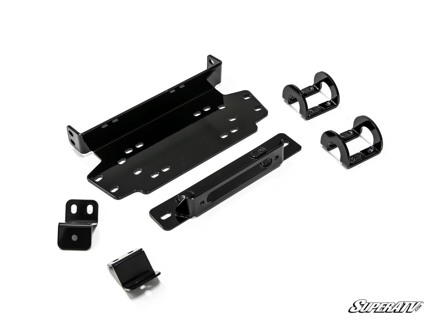 SuperATV Honda Talon 1000 Winch Mounting Plate Heavy‑Duty Steel