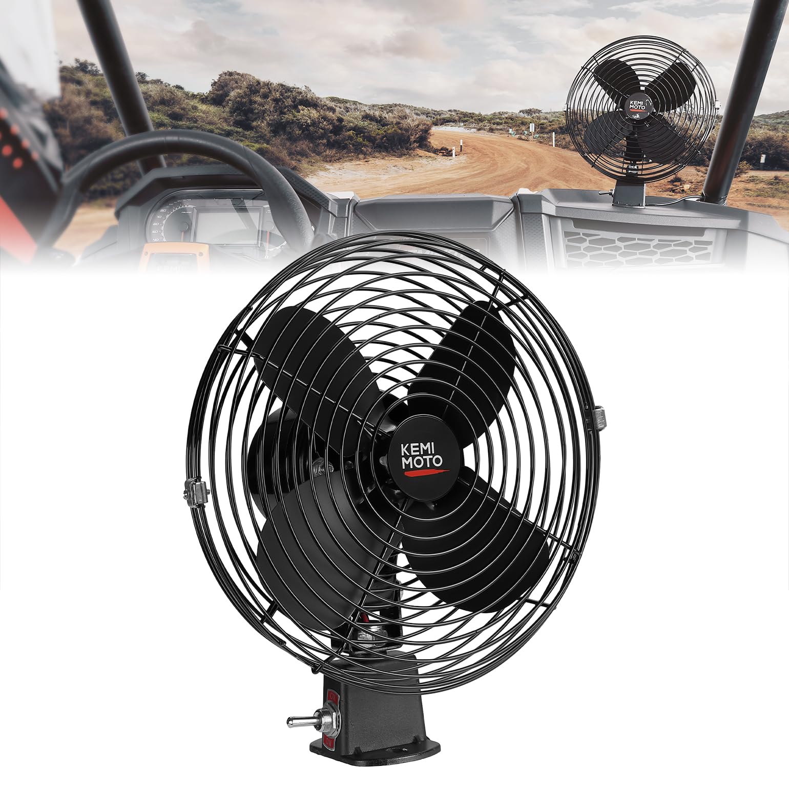 UTV 12V 8" Cooling Fan for Car, Truck, RV